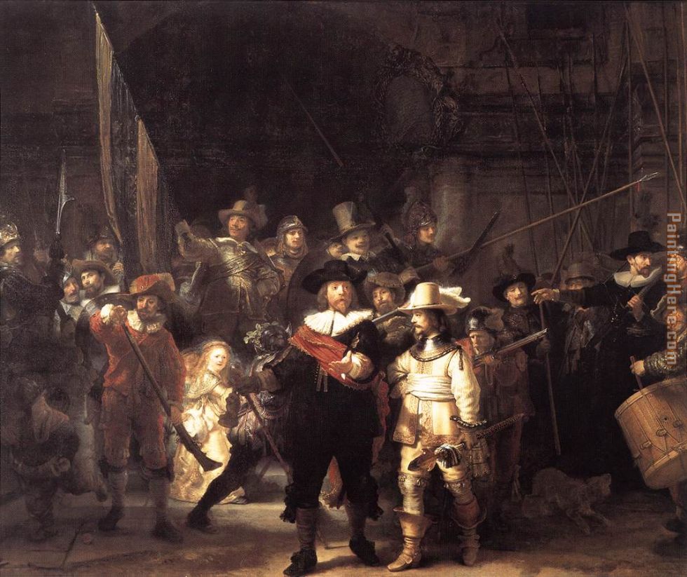 Rembrandt night watch painting - Rembrandt Rembrandt night watch art painting